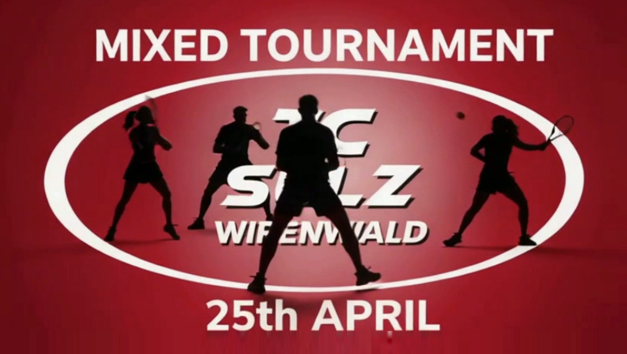 Anmeldeschluss Mixed Turnier heute...